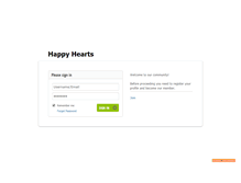Tablet Screenshot of happyhearts.com